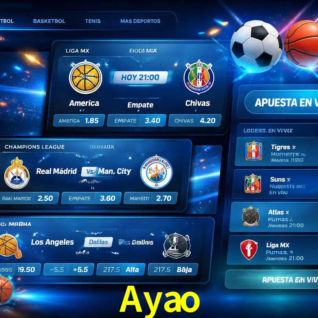 Mercados de apuestas deportivas Ayao para jugadores en México
