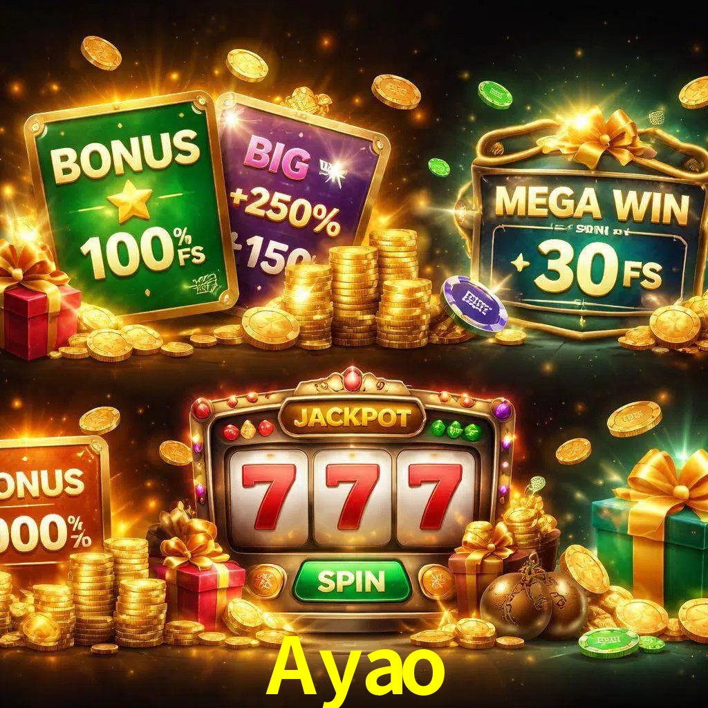 Tipos de bonos Ayao incluyendo recompensas de bienvenida y promociones continuas
