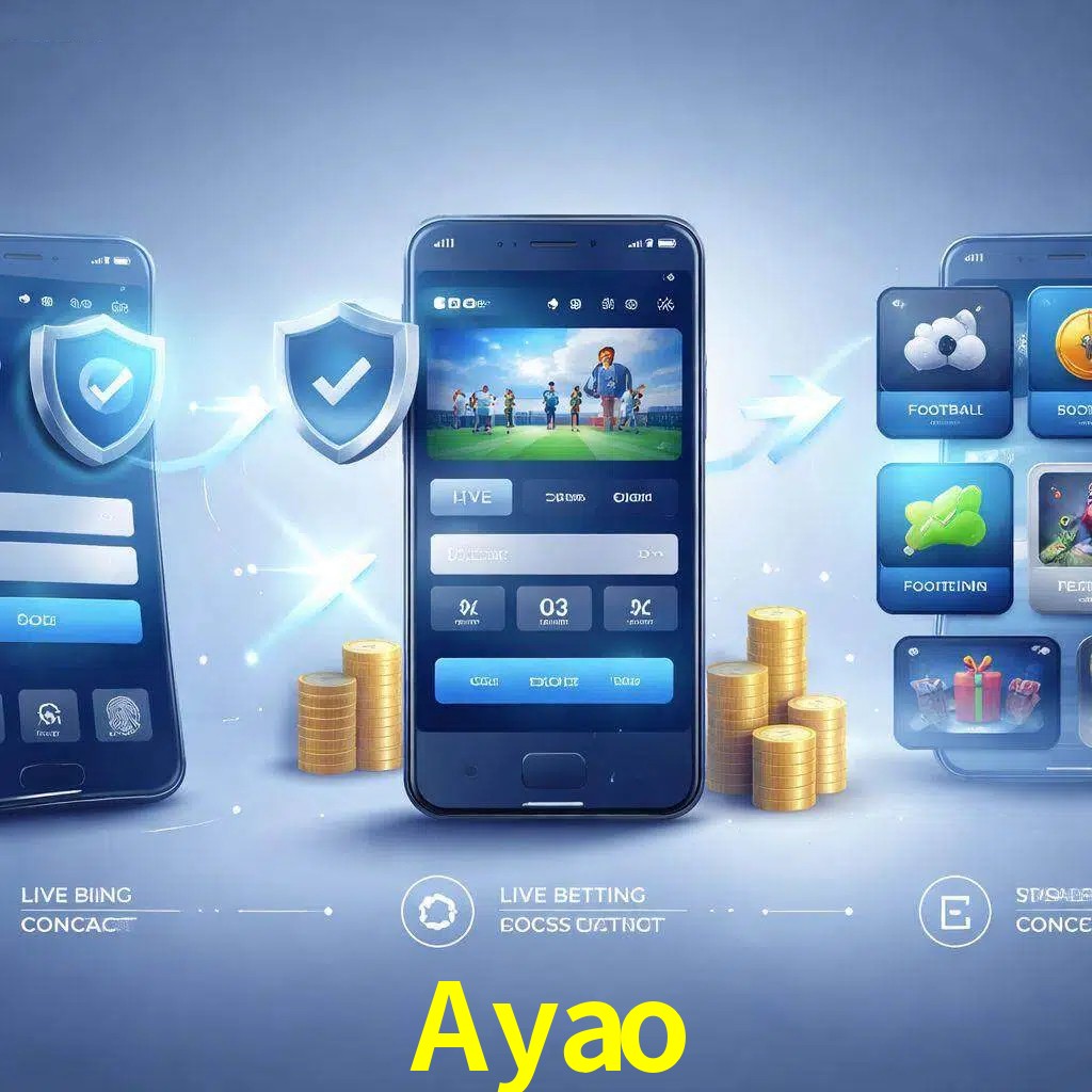 Pasos de acceso a la app Ayao en pantalla de teléfono móvil