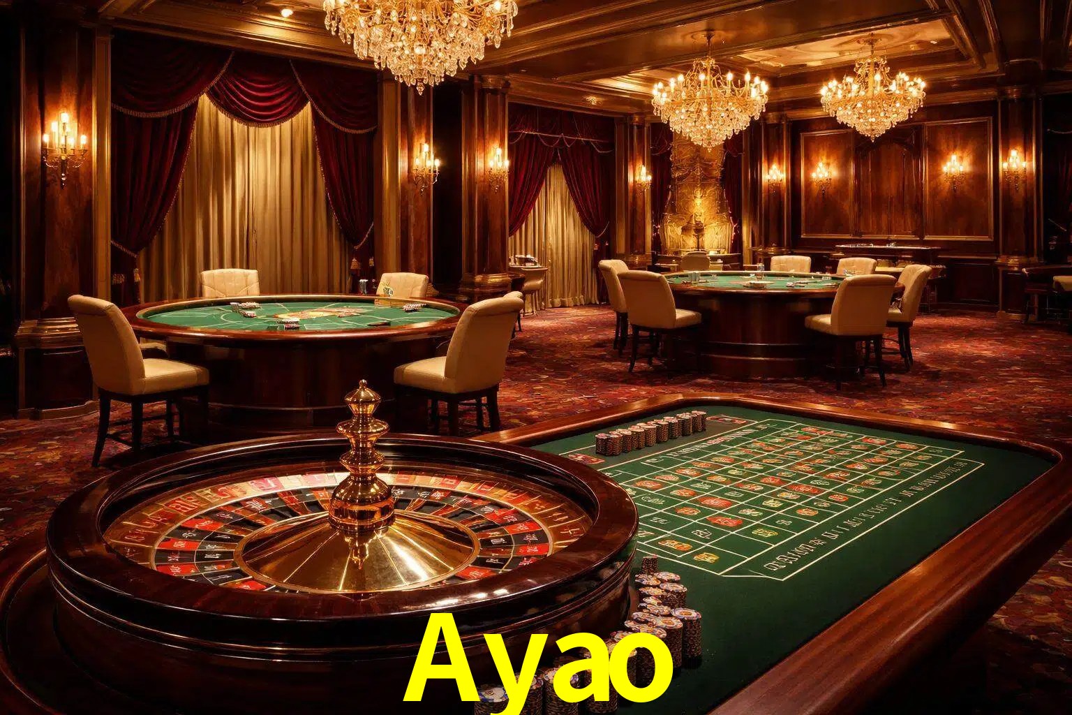Una escena premium de mesa de casino en vivo con cartas, elementos de ruleta y un ambiente pulido de estudio de transmisión.